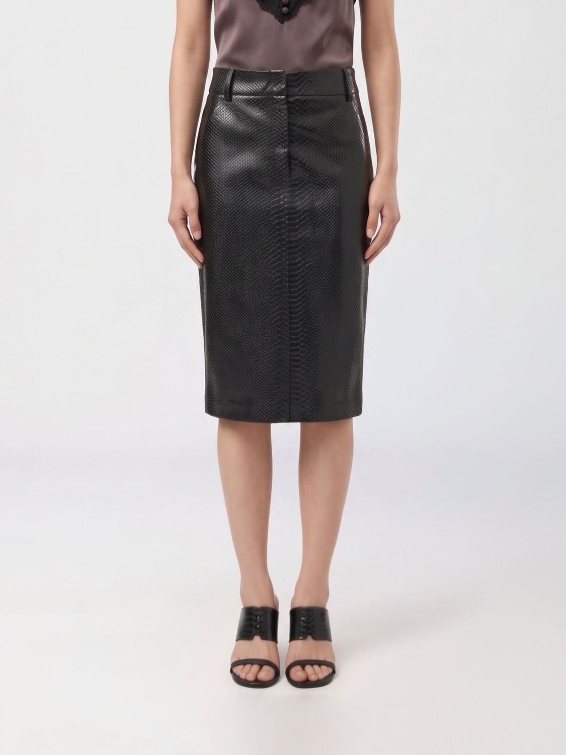 THE ANDAMANE Rock Damen Farbe Schwarz