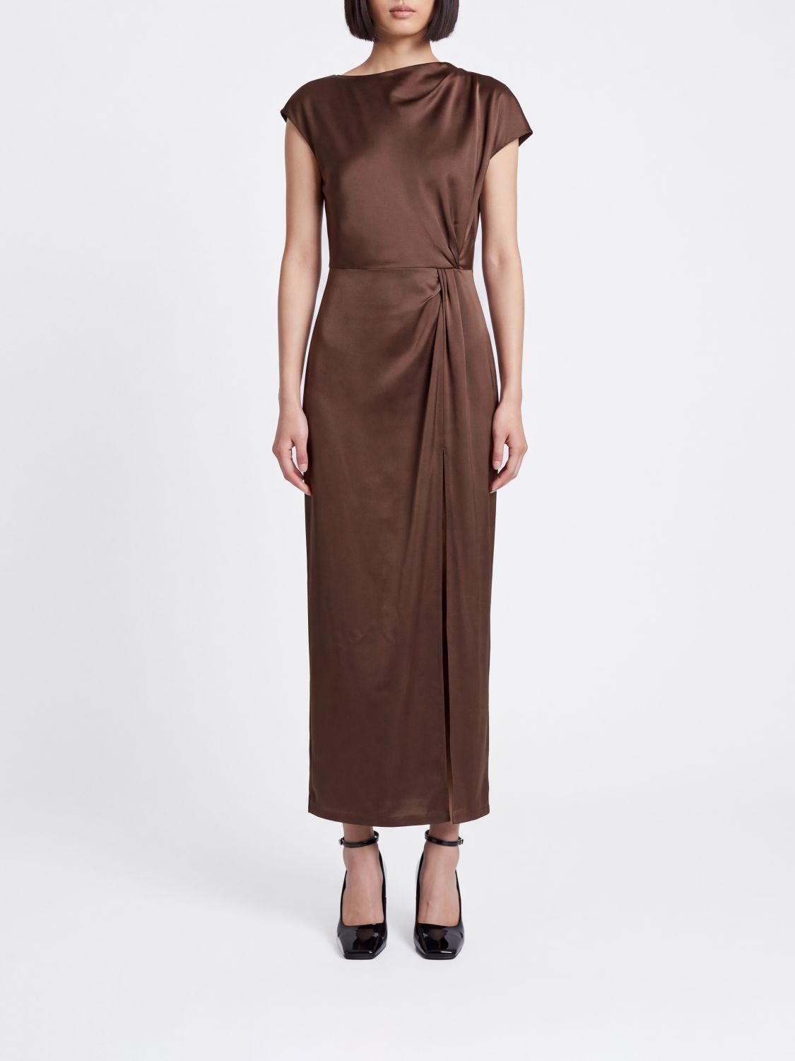 FEDERICA TOSI Kleid Damen Farbe Braun