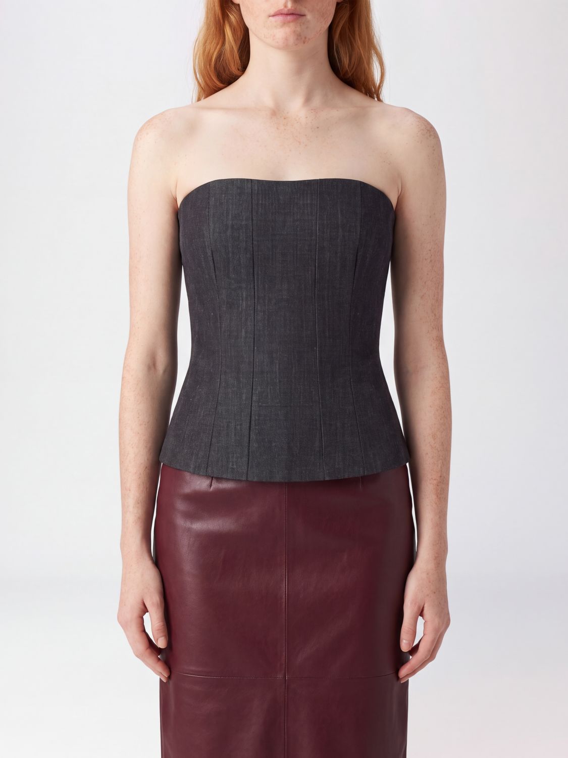 FEDERICA TOSI Top Damen Farbe Grau