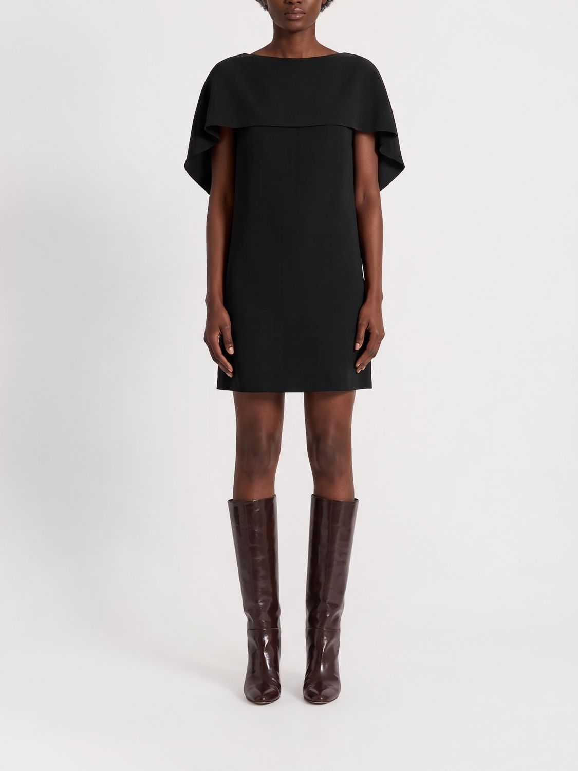 ALBERTA FERRETTI Ärmelloses Etui-Minikleid aus Crêpe