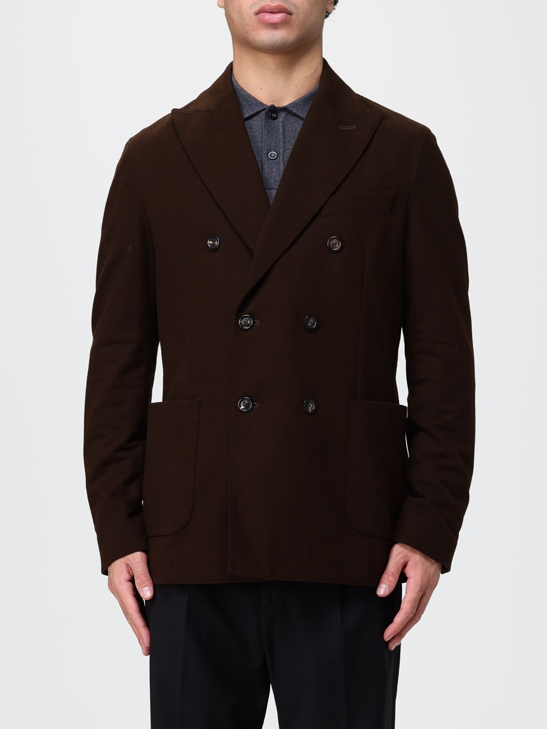 Circolo 1901 Slim Fit Double-Breasted Cashmere Blazer