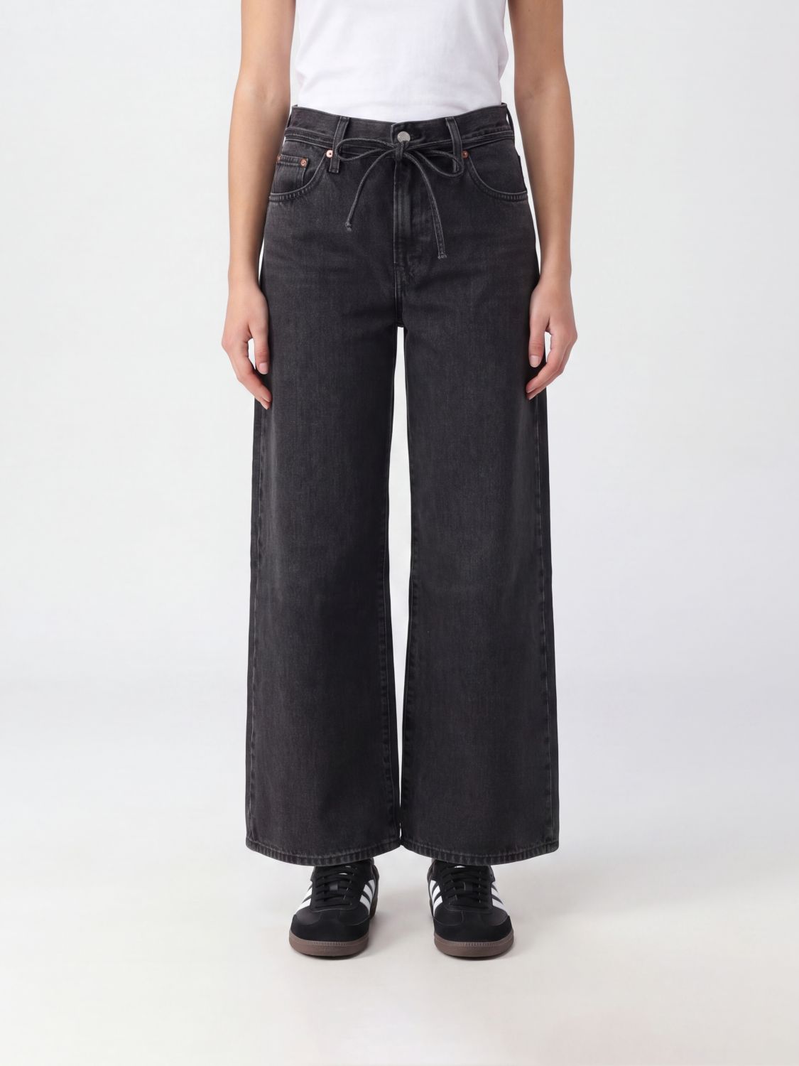 LEVI'S Wide Leg Jeans 728 aus reinem Baumwolldenim mit mittlerer Leibhöhe