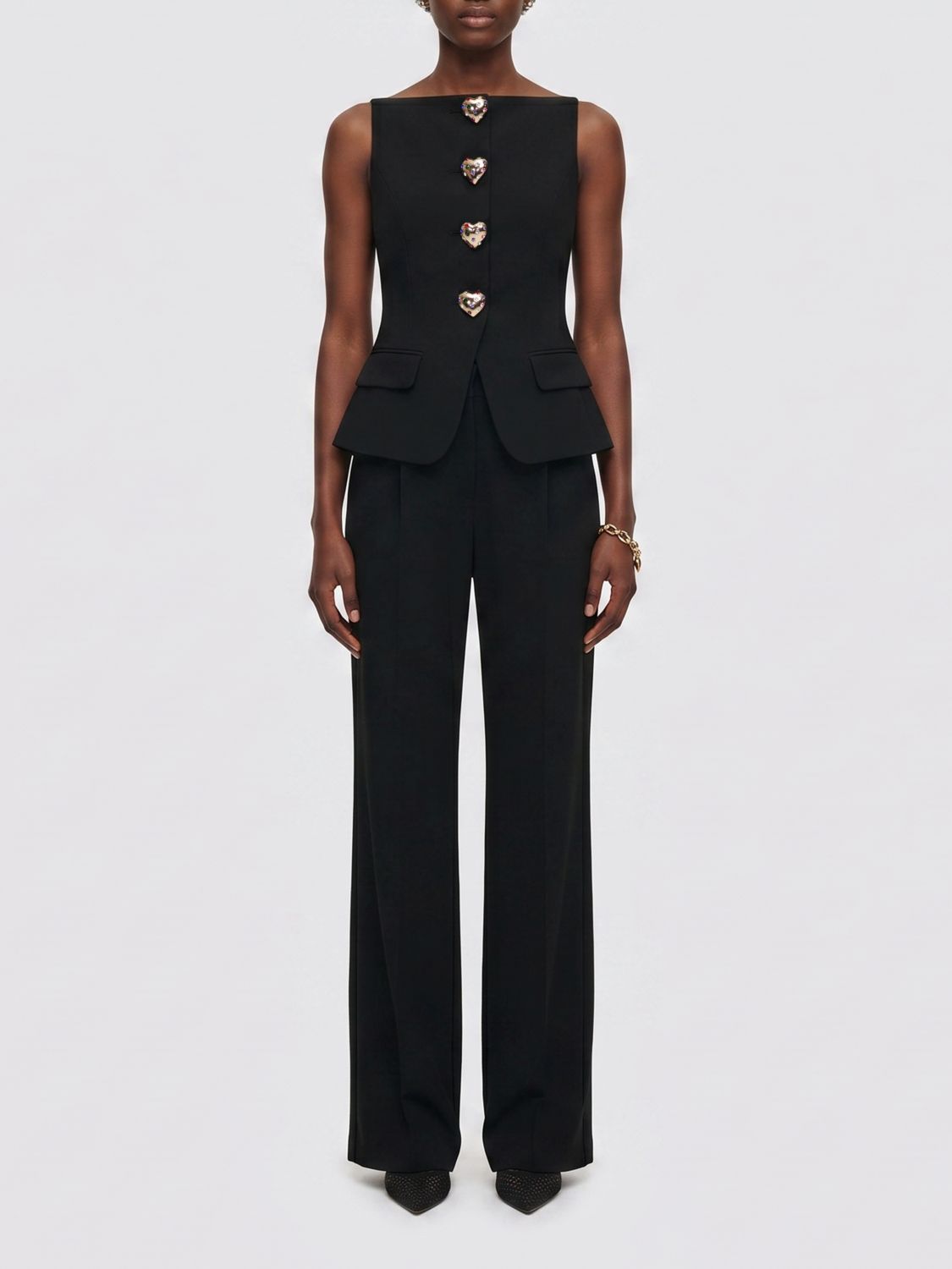 SELF-PORTRAIT Jumpsuit Woman color Black