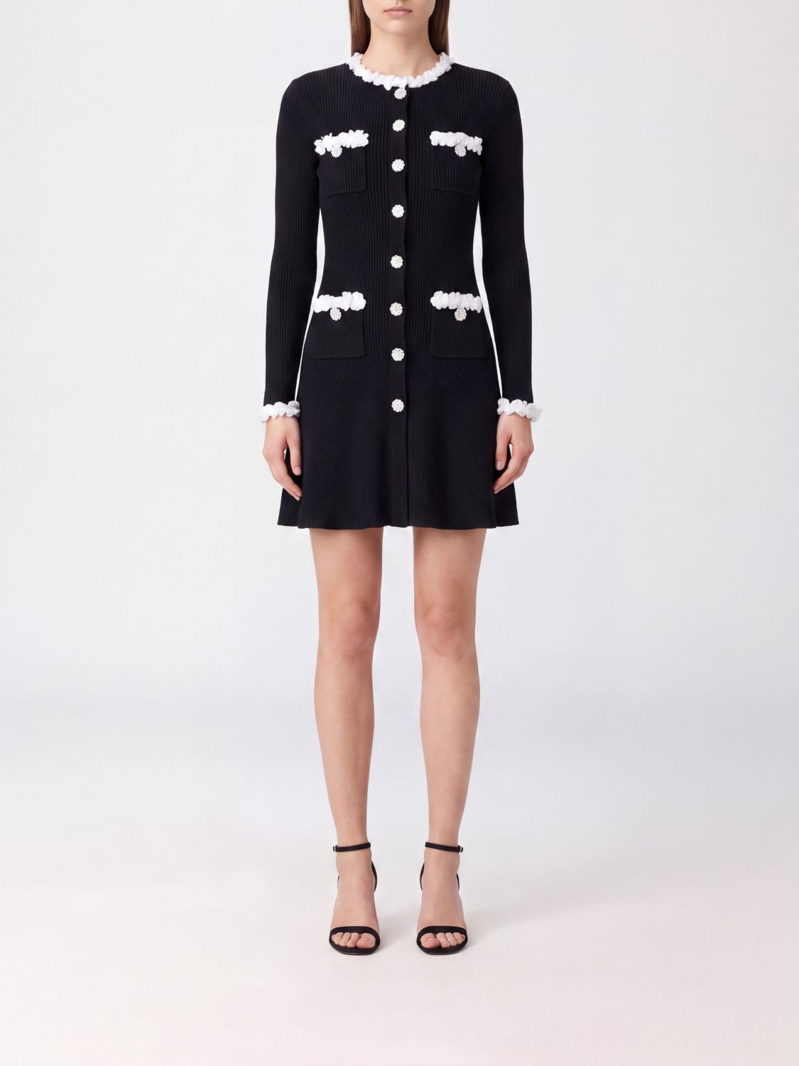 SELF-PORTRAIT Dress Woman color Black