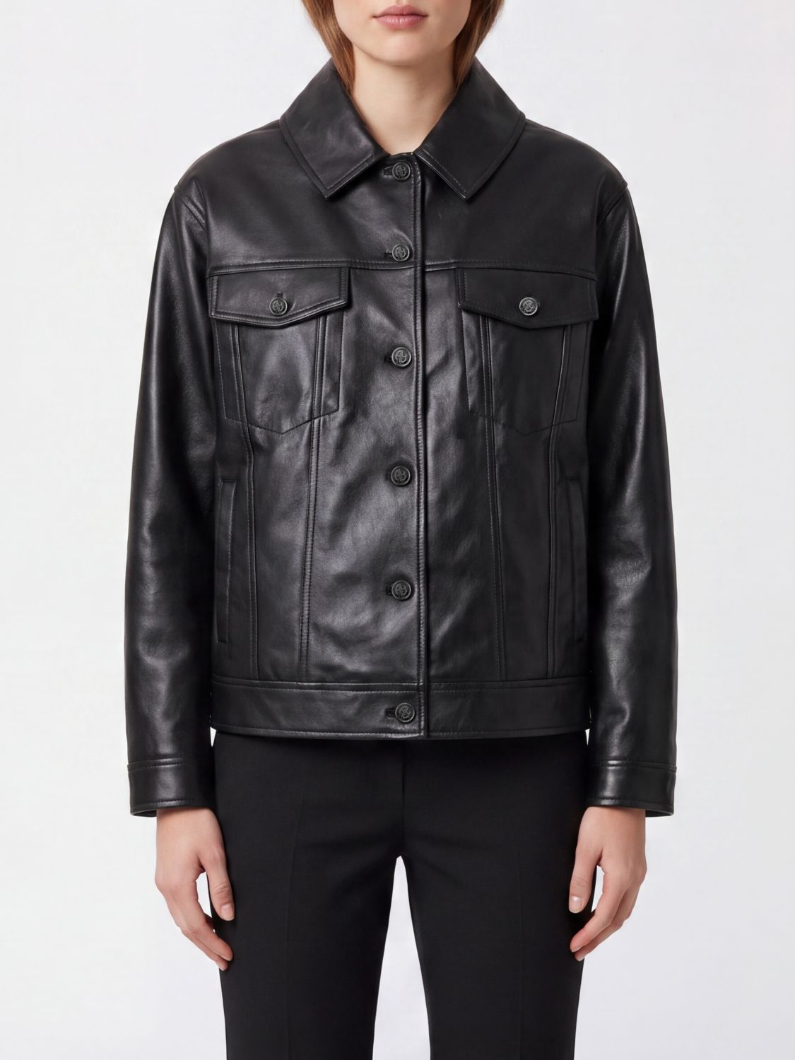 ANINE BING Jacket Woman color Black