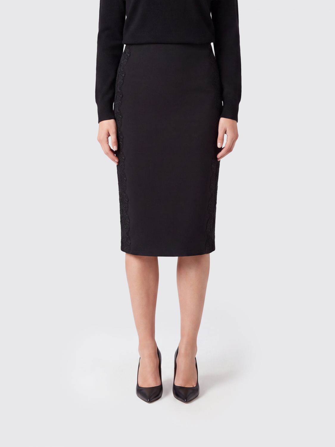 ROTATE Skirt Woman color Black