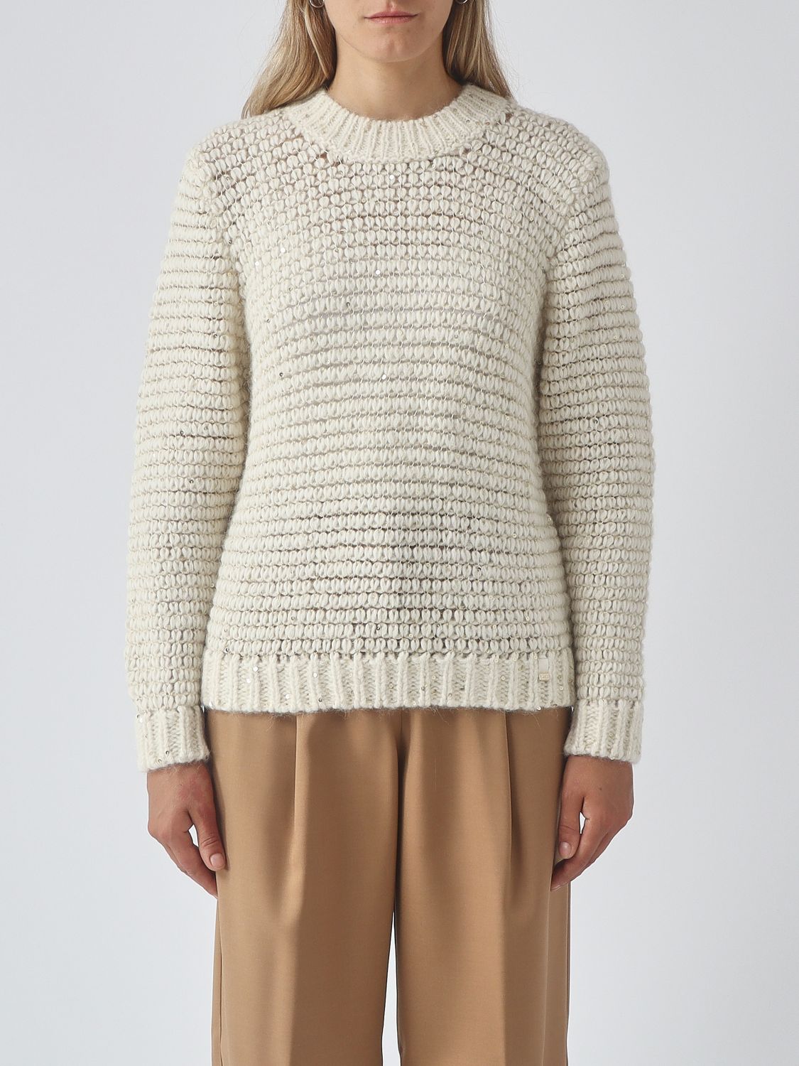 HERNO Sweater Woman color White