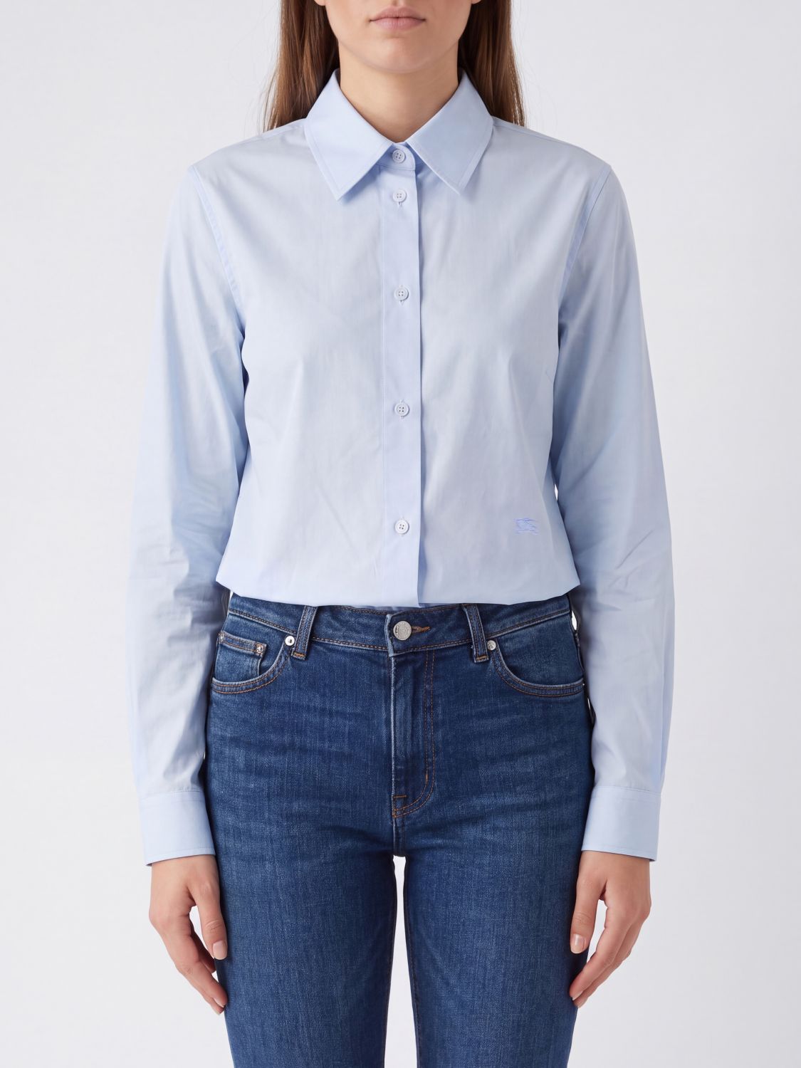 BURBERRY Shirt Woman color Blue
