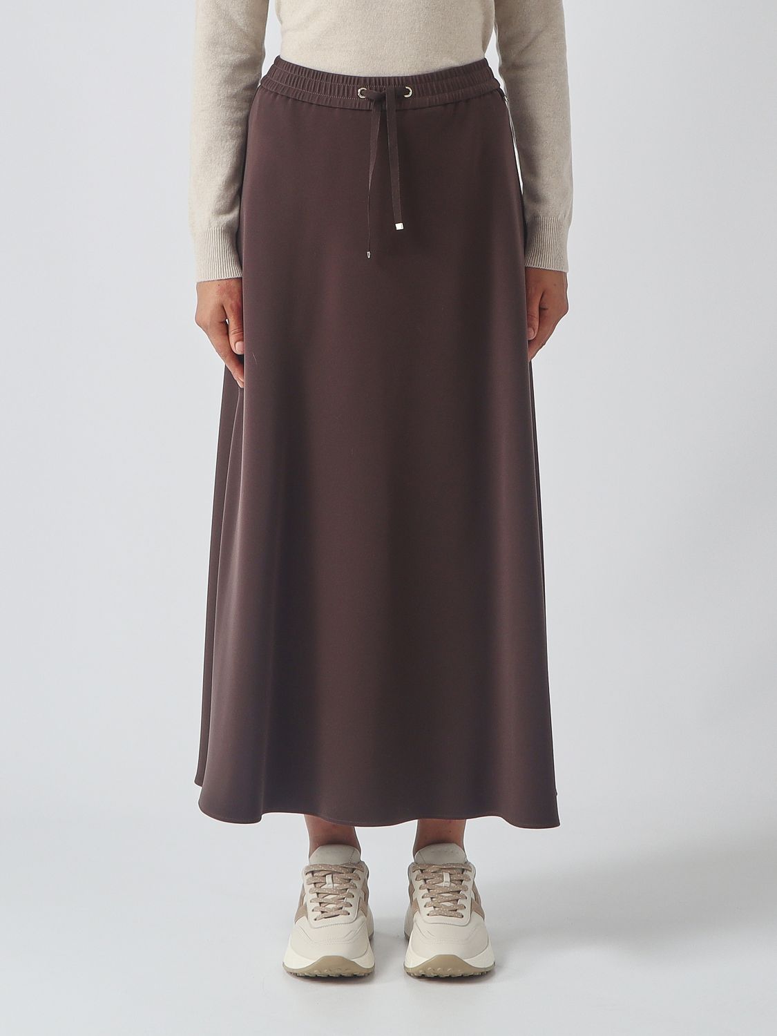 HERNO Skirt Woman color Brown