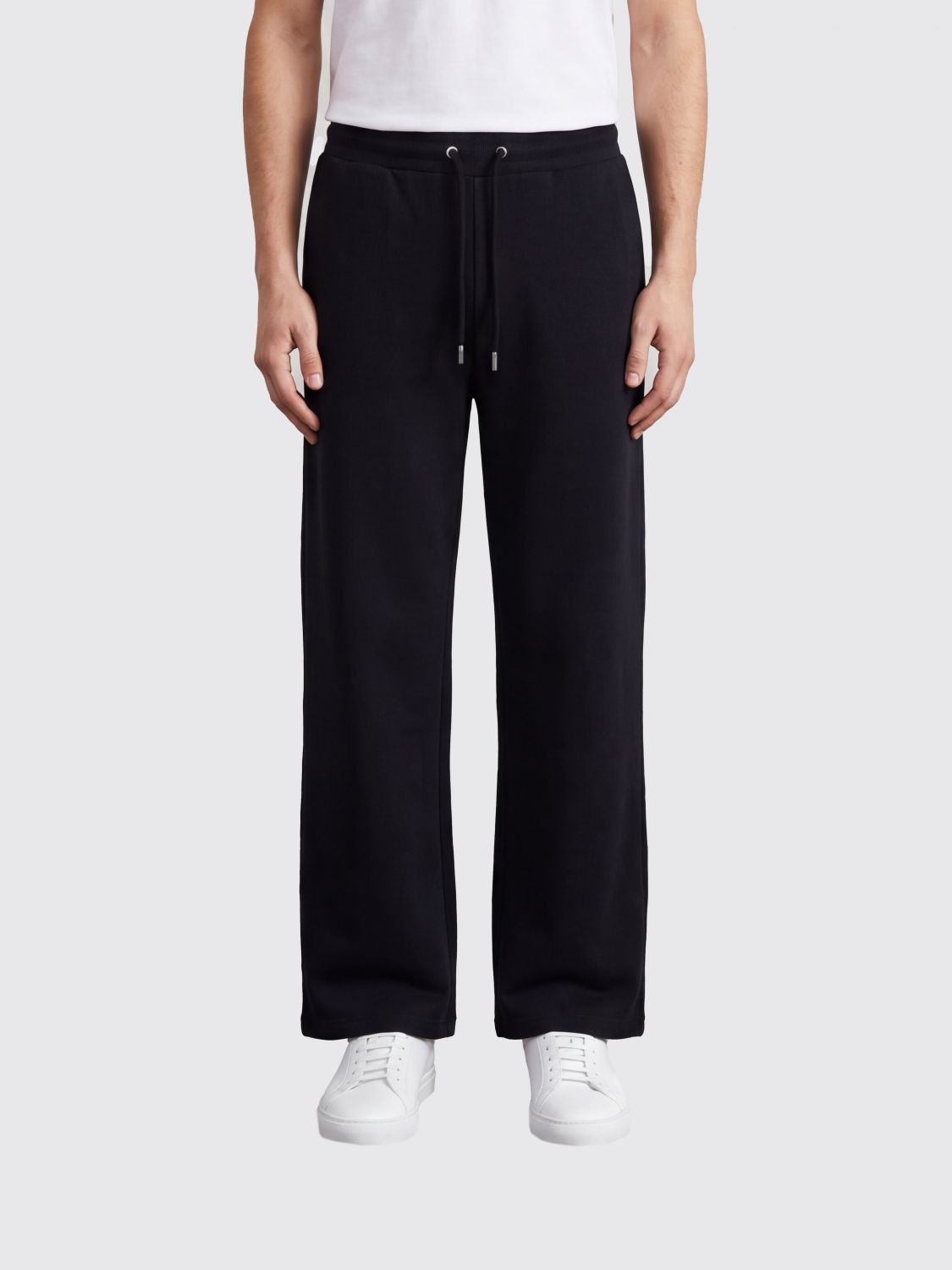 Ami Paris Straight-Leg Cotton Jogging Trousers with Embroidered Logo