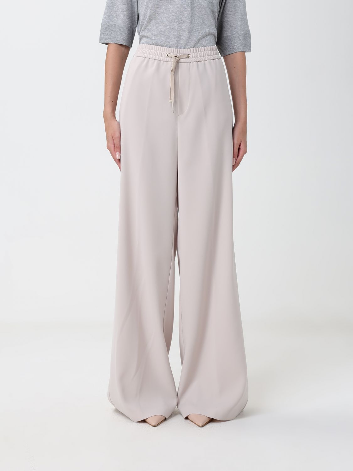 HERNO Pants Woman color Champagne