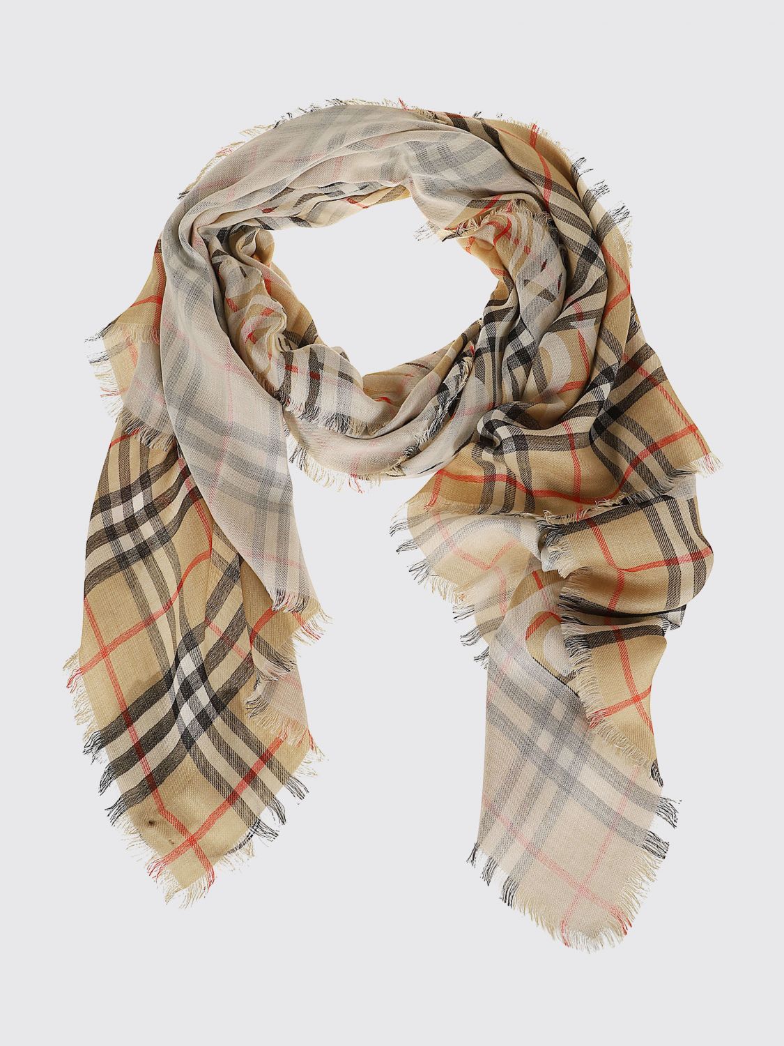 Burberry Vintage Check Wool and Silk-Blend Scarf · OS