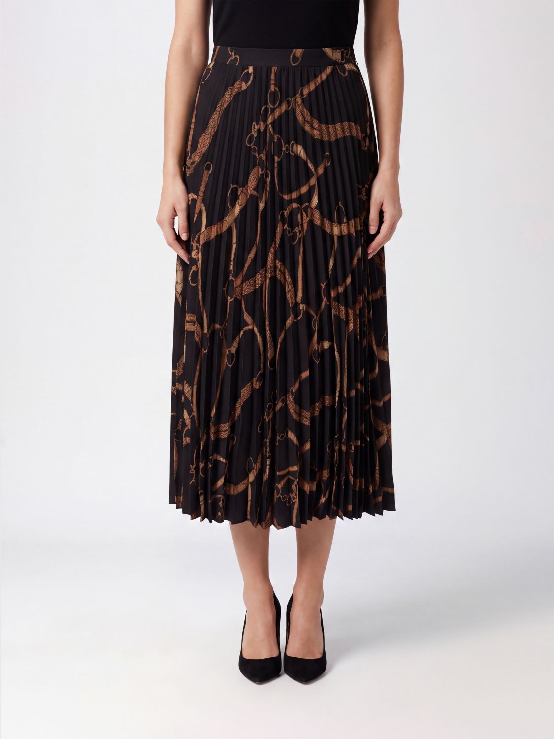 LAUREN RALPH LAUREN Gonna Donna colore Nero