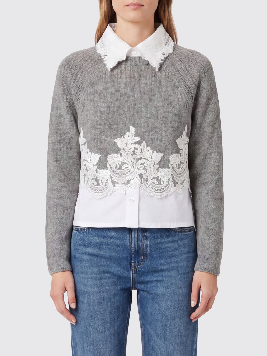 ERMANNO SCERVINO Sweater Woman color White