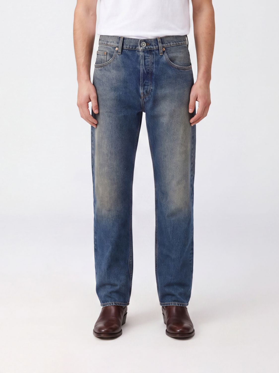 GOLDEN GOOSE Jeans Men color Blue