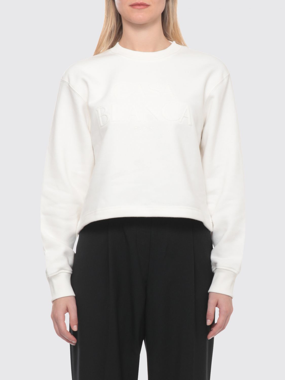 CASABLANCA Sweatshirt Woman color White