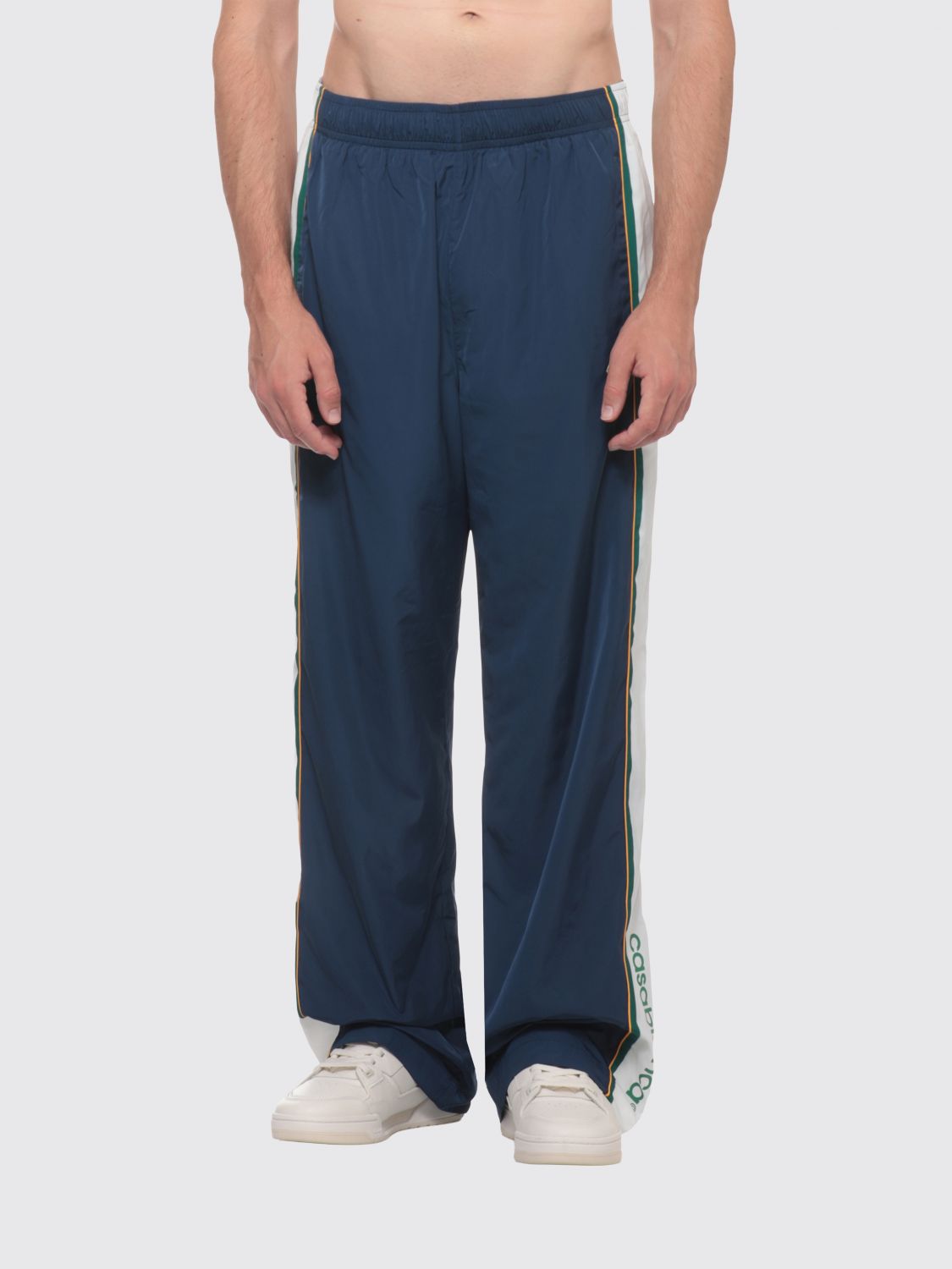 CASABLANCA Pants Men color Blue