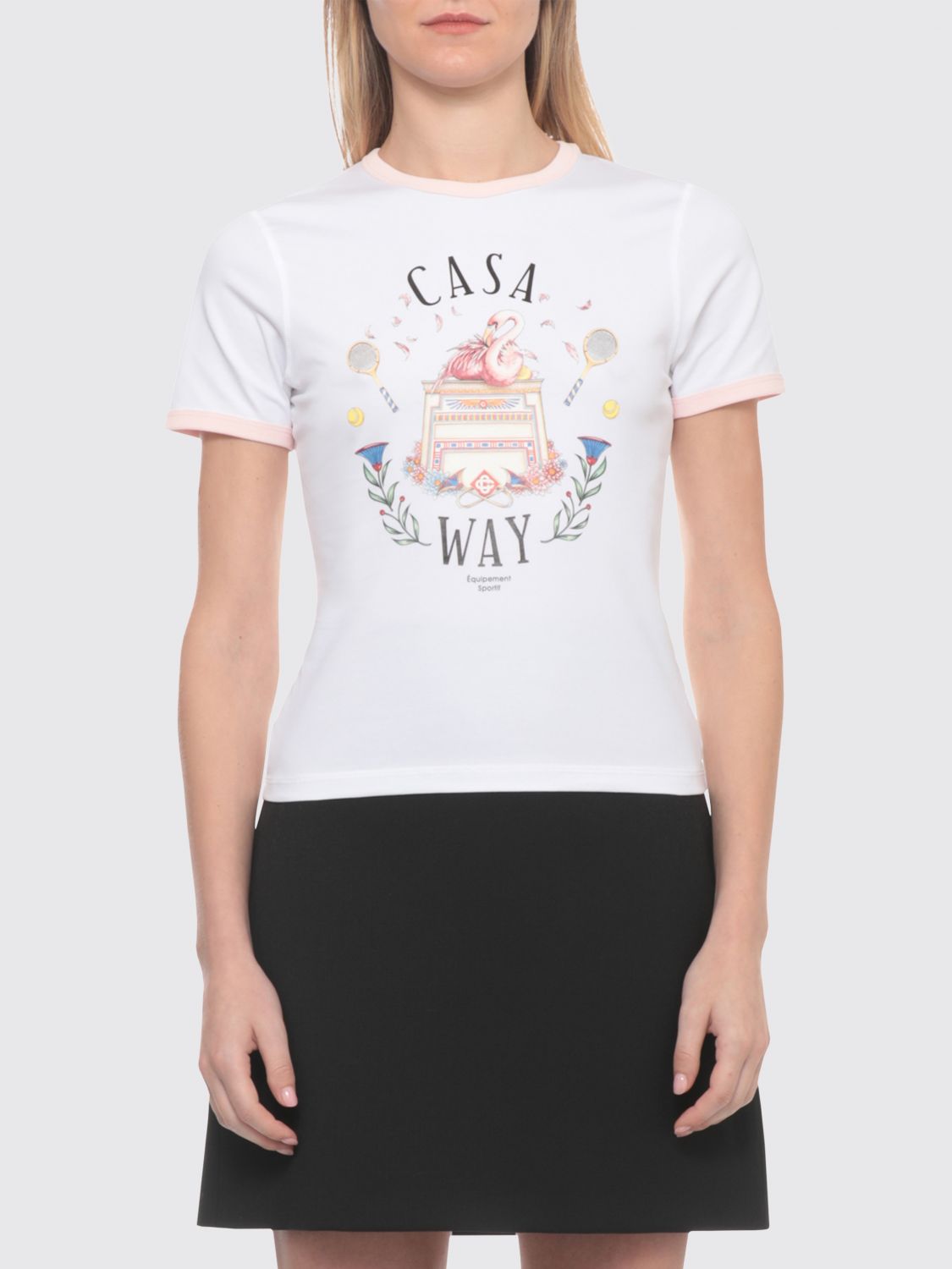 CASABLANCA T-Shirt Woman color White
