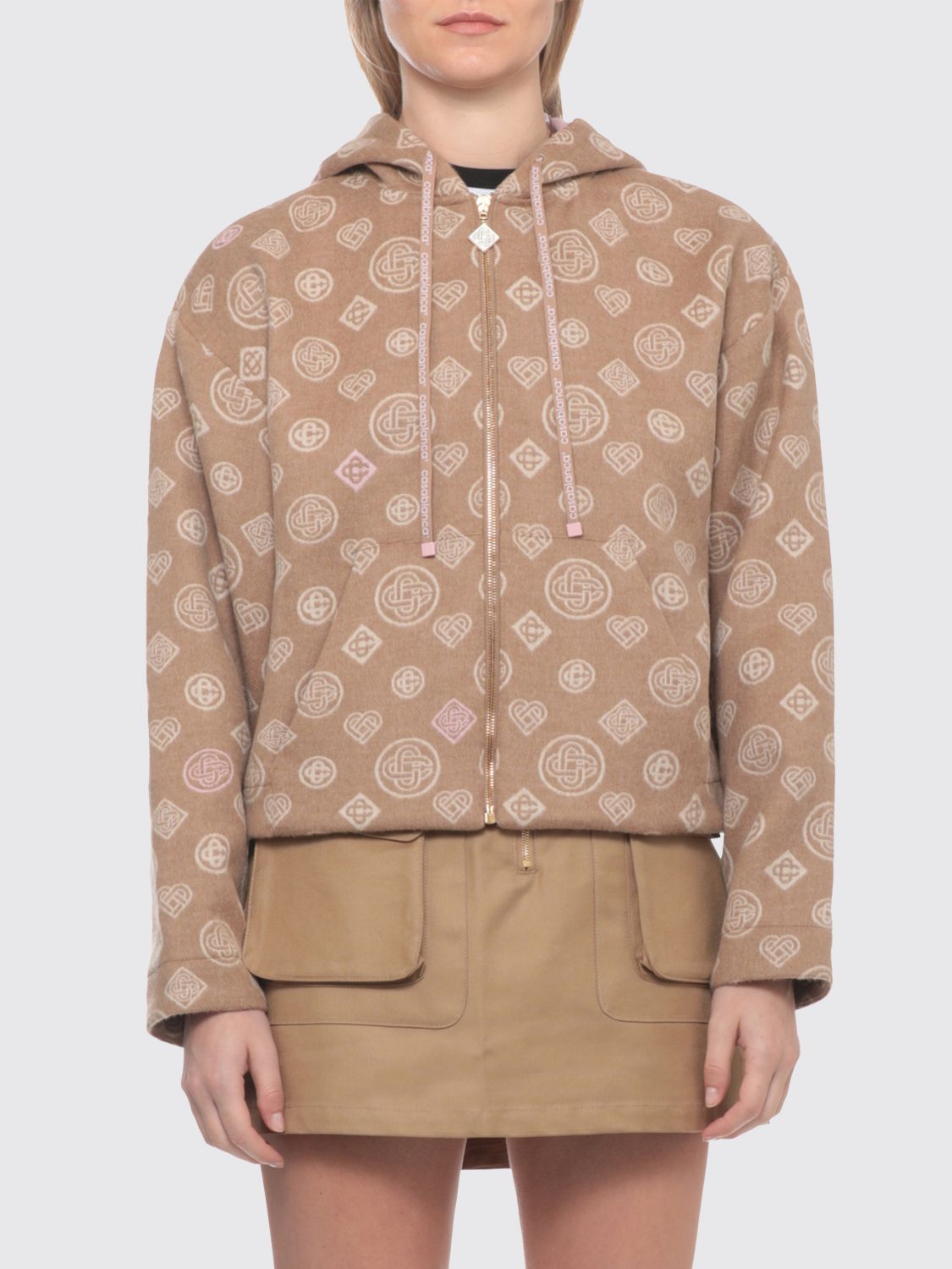 CASABLANCA Sweatshirt Woman color Brown