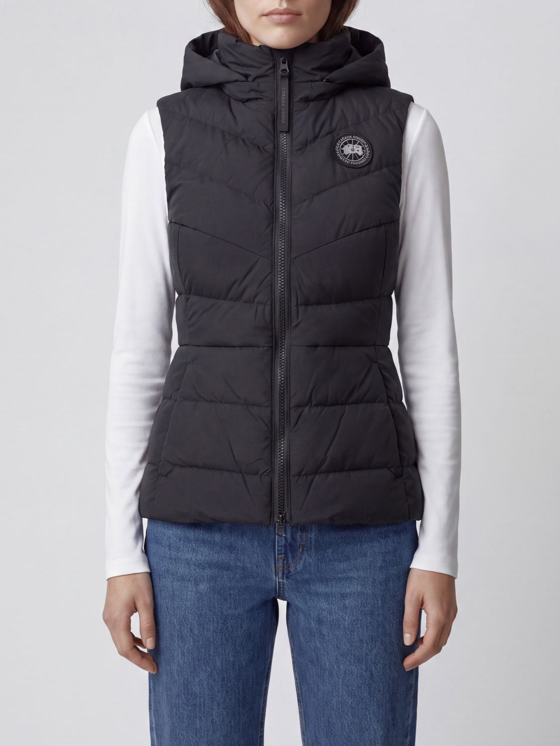 CANADA GOOSE Clair Hooded Padded Gilet in Nylon