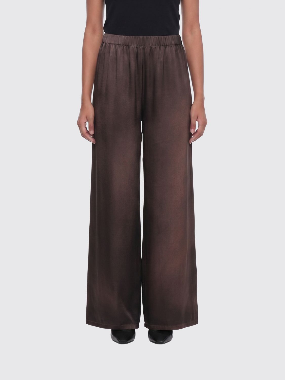 AVANT TOI Pants Woman color Brown