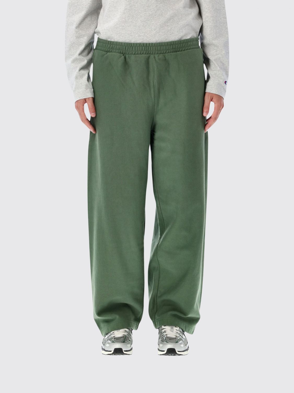 Champion Sweatshirt Men Color Green In 绿色