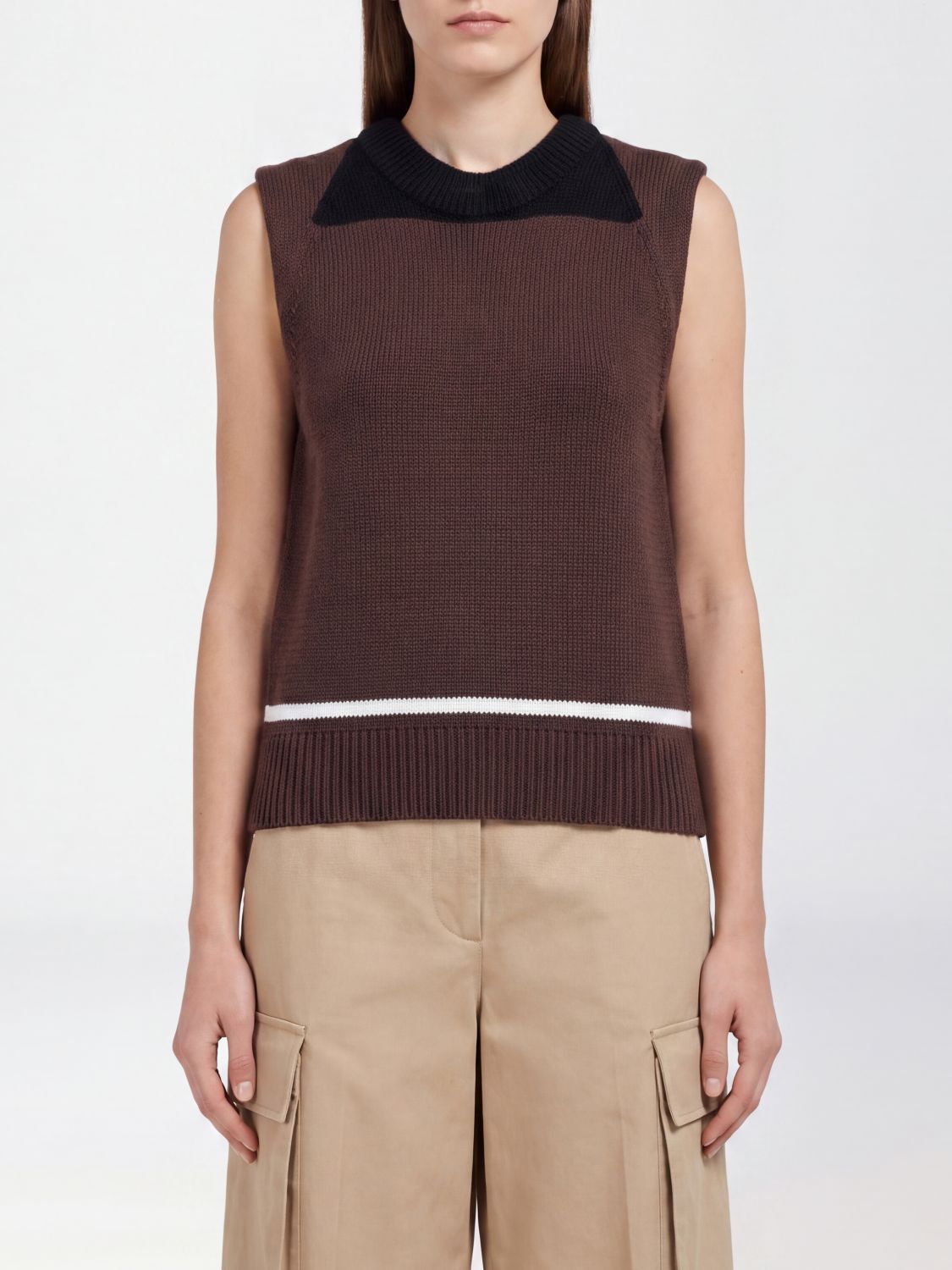 MARNI Top Woman color Brown