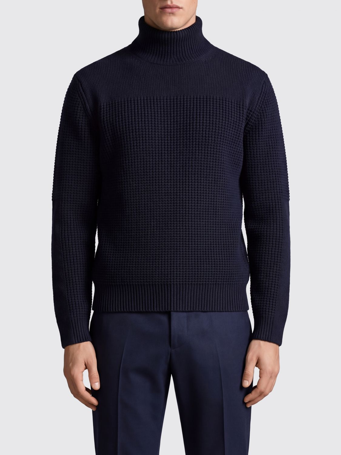 FERRAGAMO Sweater Men color Navy