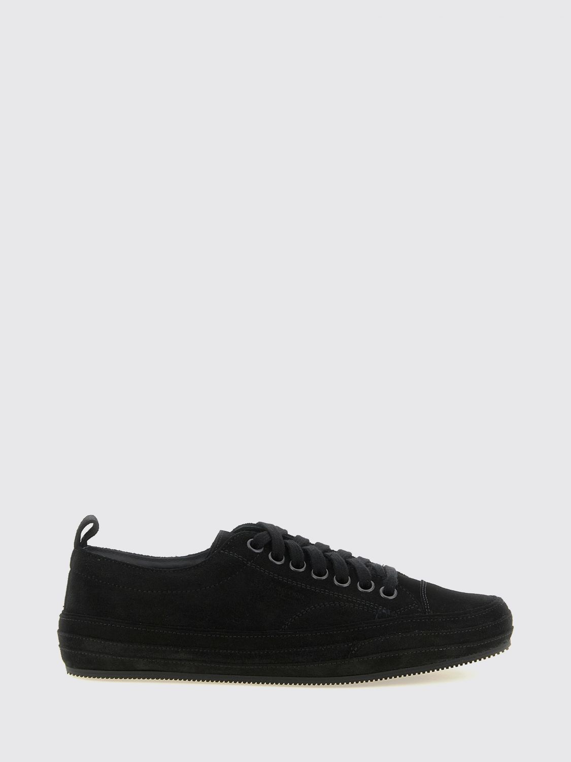 TOM FORD Dean Suede Calfskin Low-Top Trainers with Pull Tab