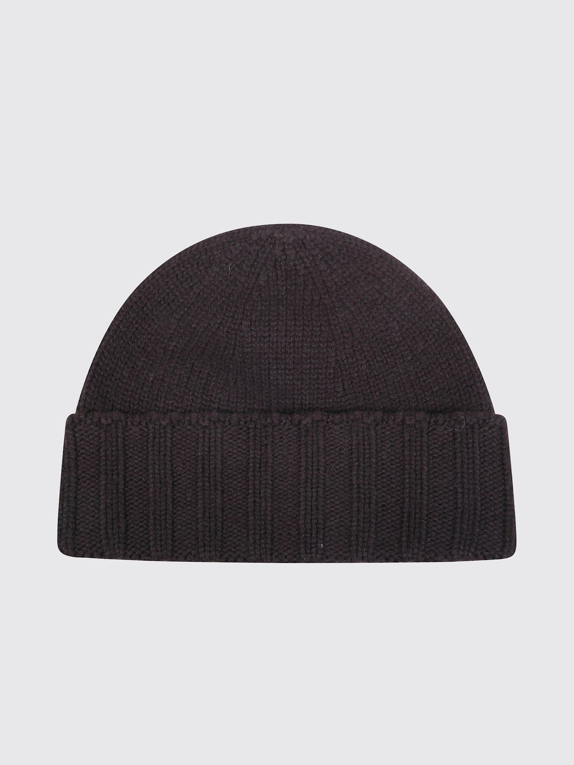 DRUMOHR Pure Cashmere Rib-Knit Beanie Hat with Cuff