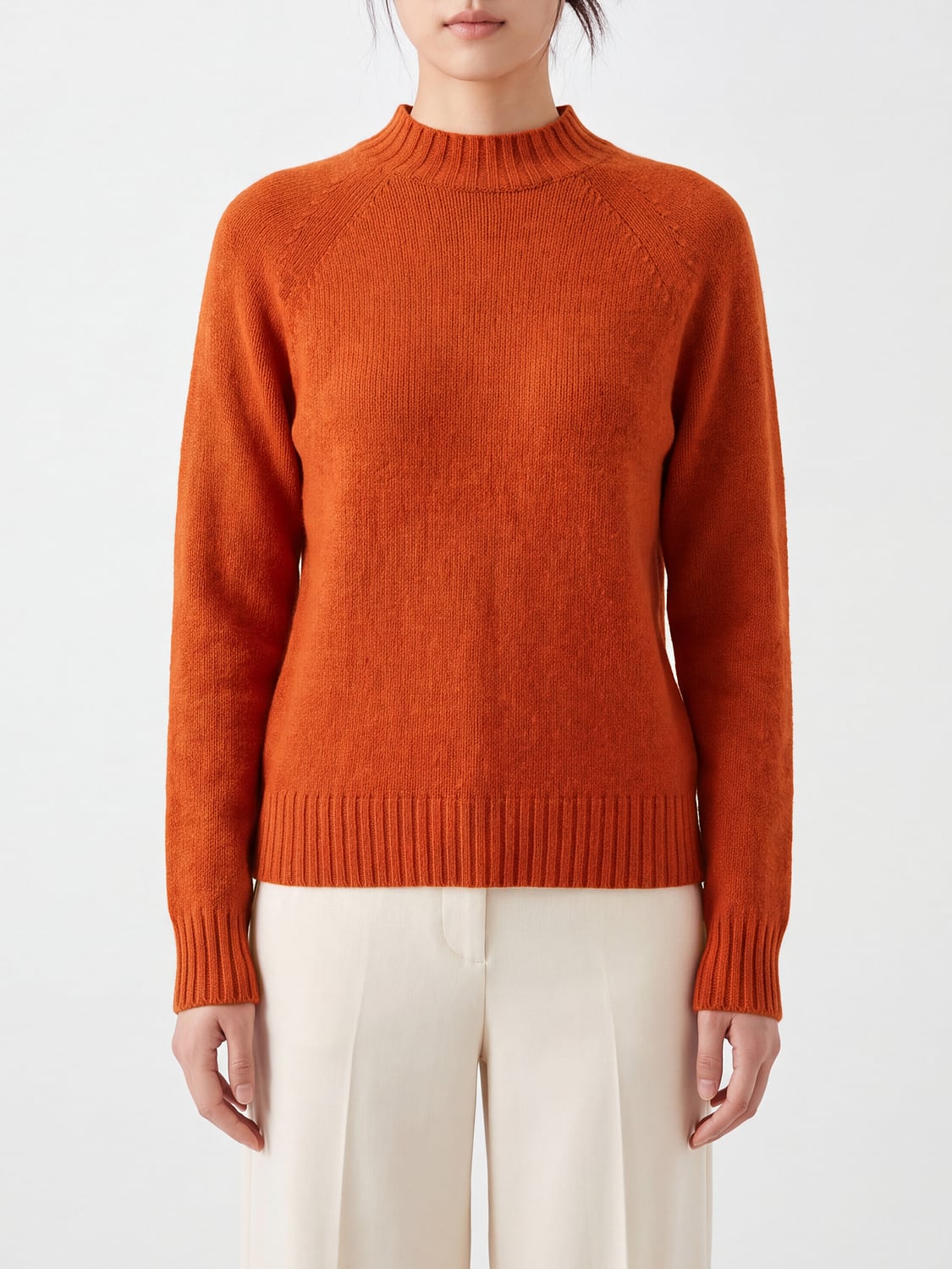 DRUMOHR Slim Fit Ribbed Lambswool Turtleneck Jumper