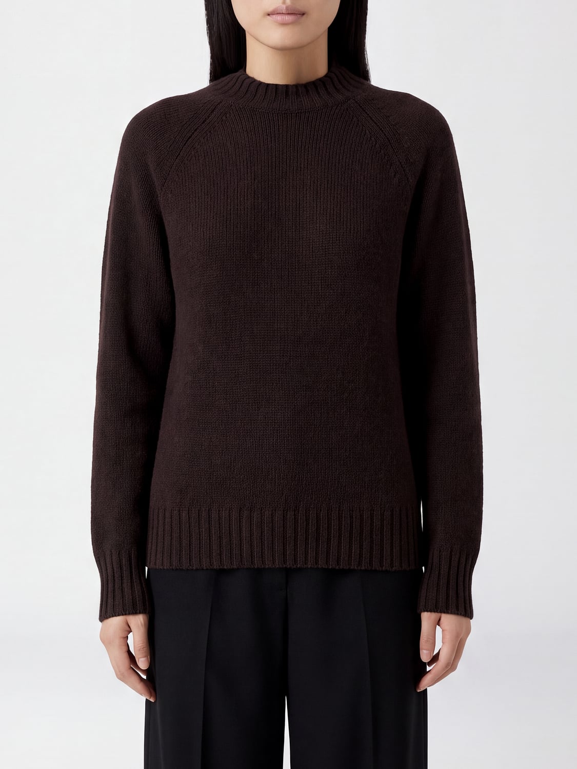 DRUMOHR Slim Fit Ribbed Lambswool Turtleneck Jumper