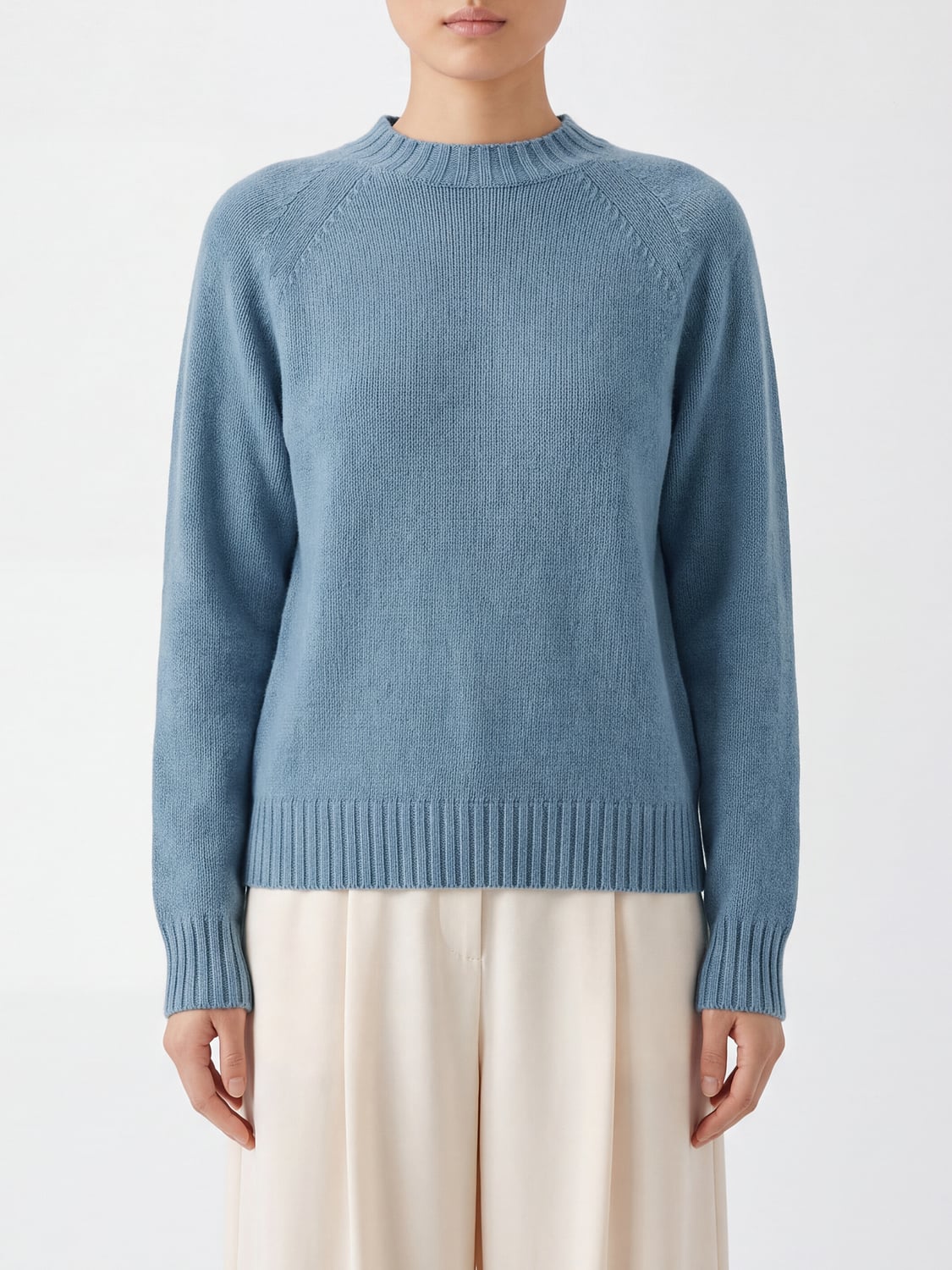 DRUMOHR Slim Fit Ribbed Lambswool Turtleneck Jumper