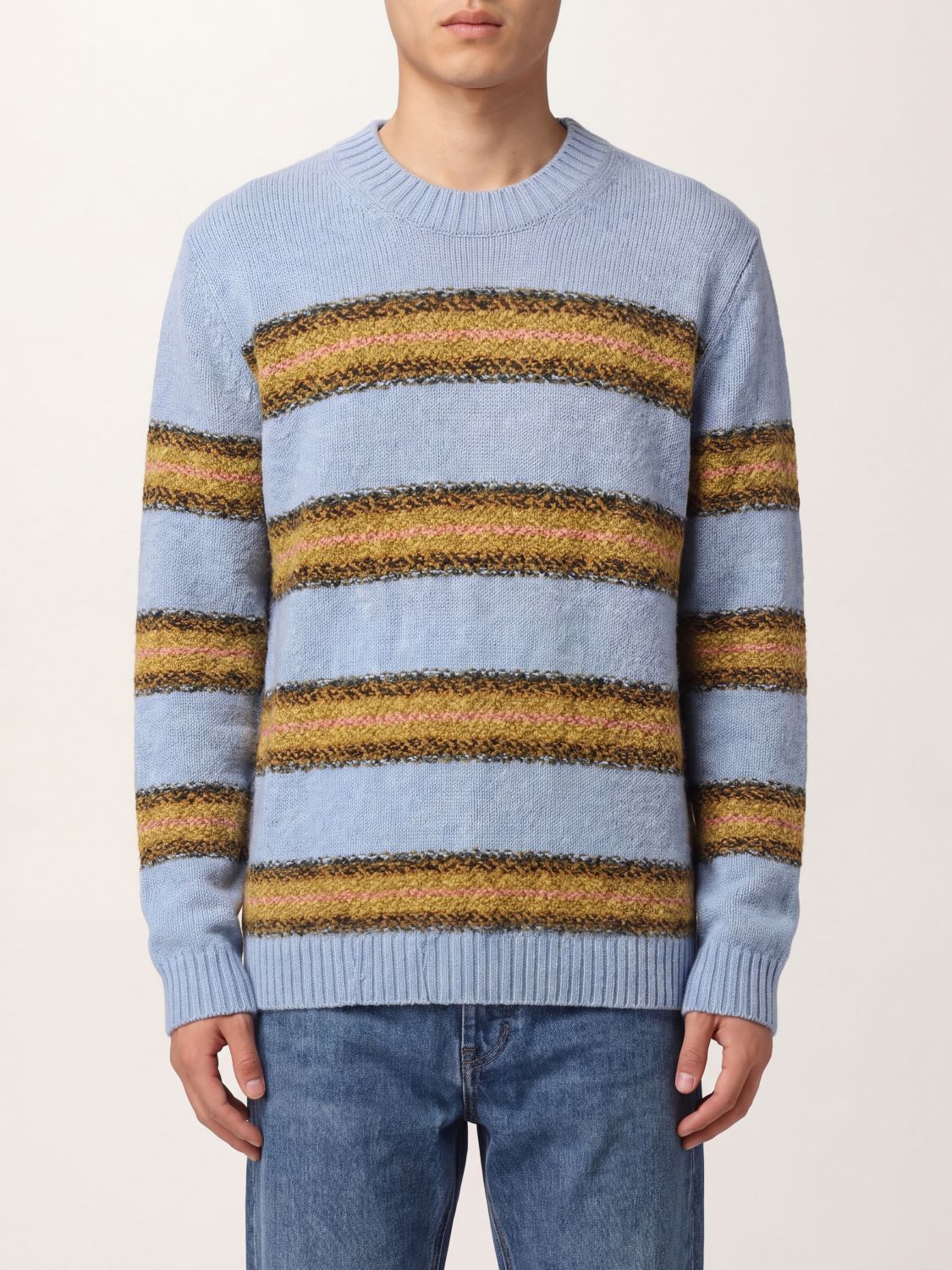 DRIES VAN NOTEN Sweater Men color Sky Blue