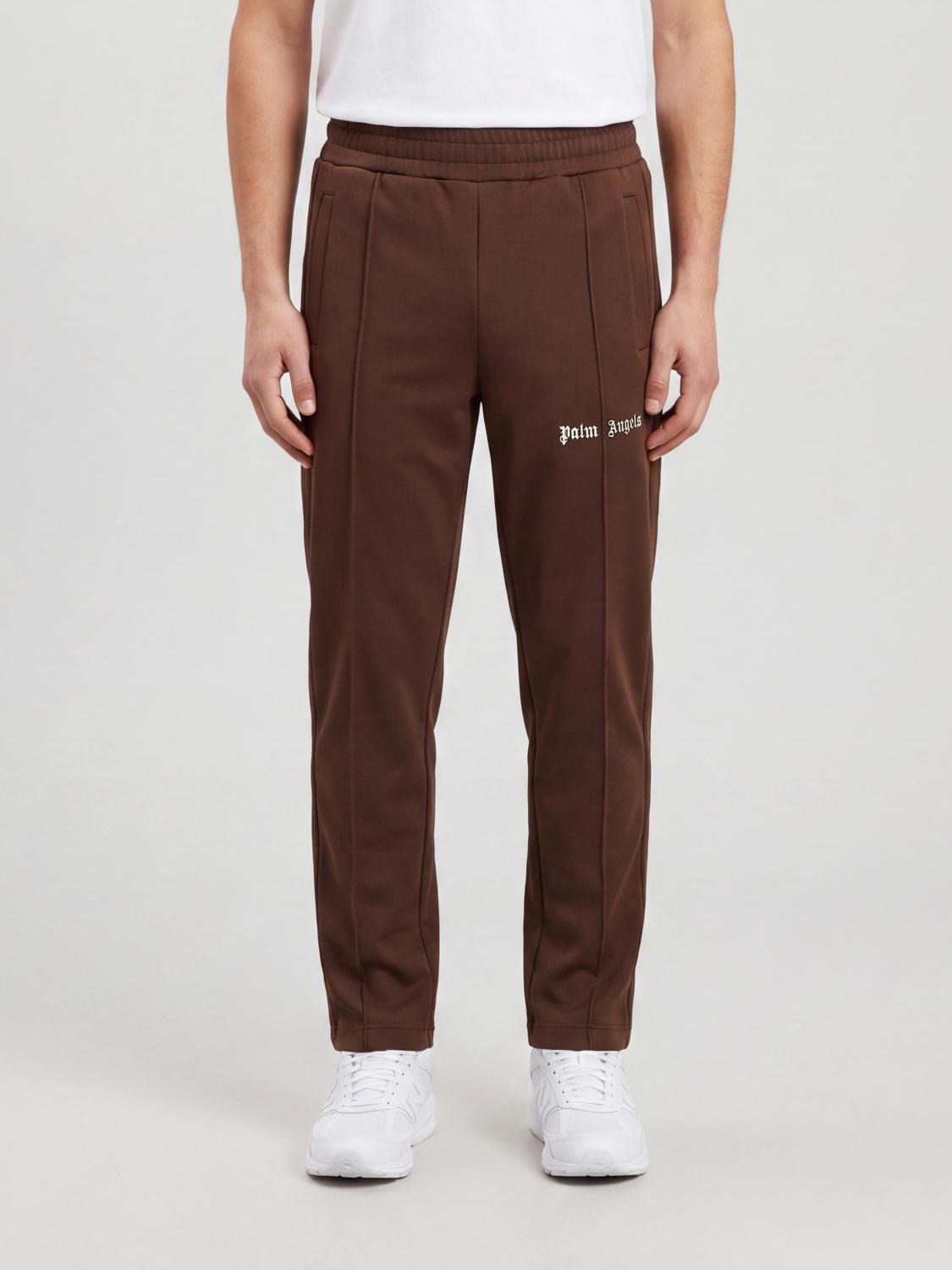 PALM ANGELS Pants Men color Brown