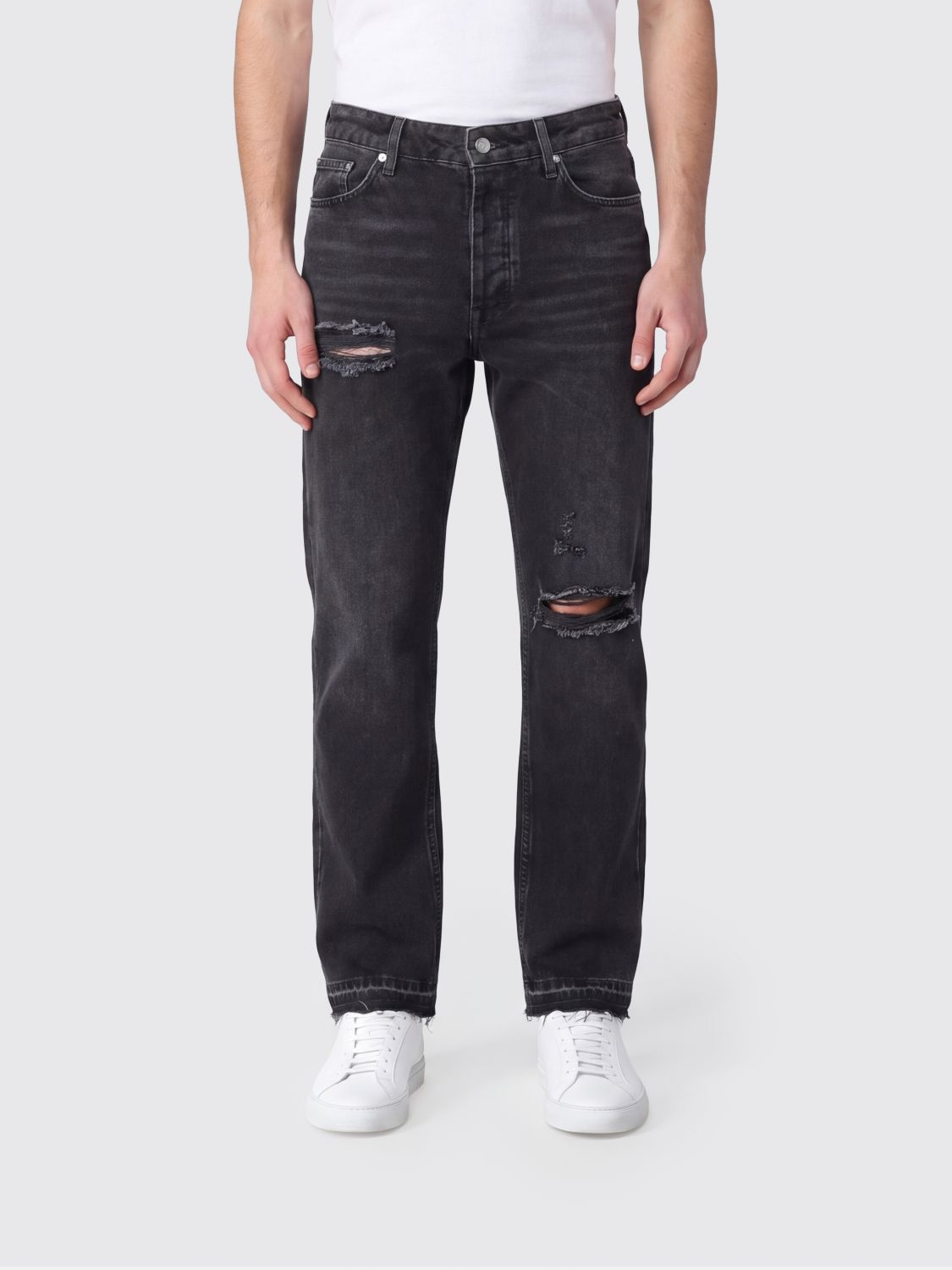 REPRESENT Heaton Straight-Fit-Jeans aus Denim im Used-Look