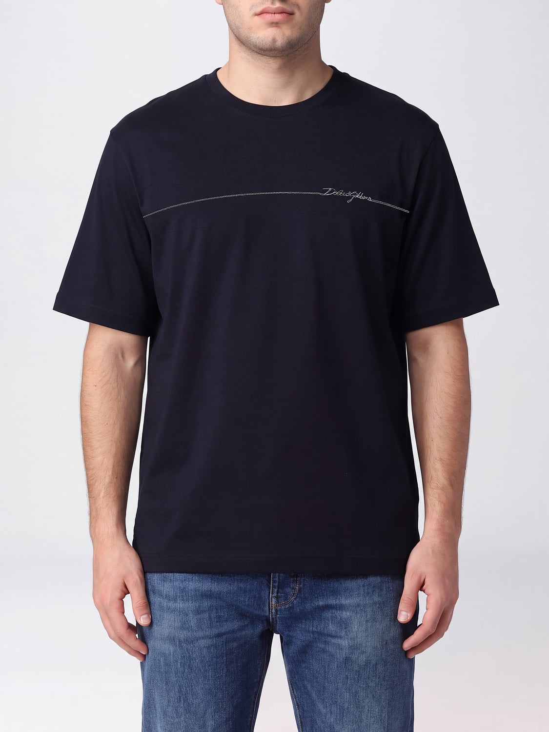 DOLCE & GABBANA T-Shirt Men color Blue
