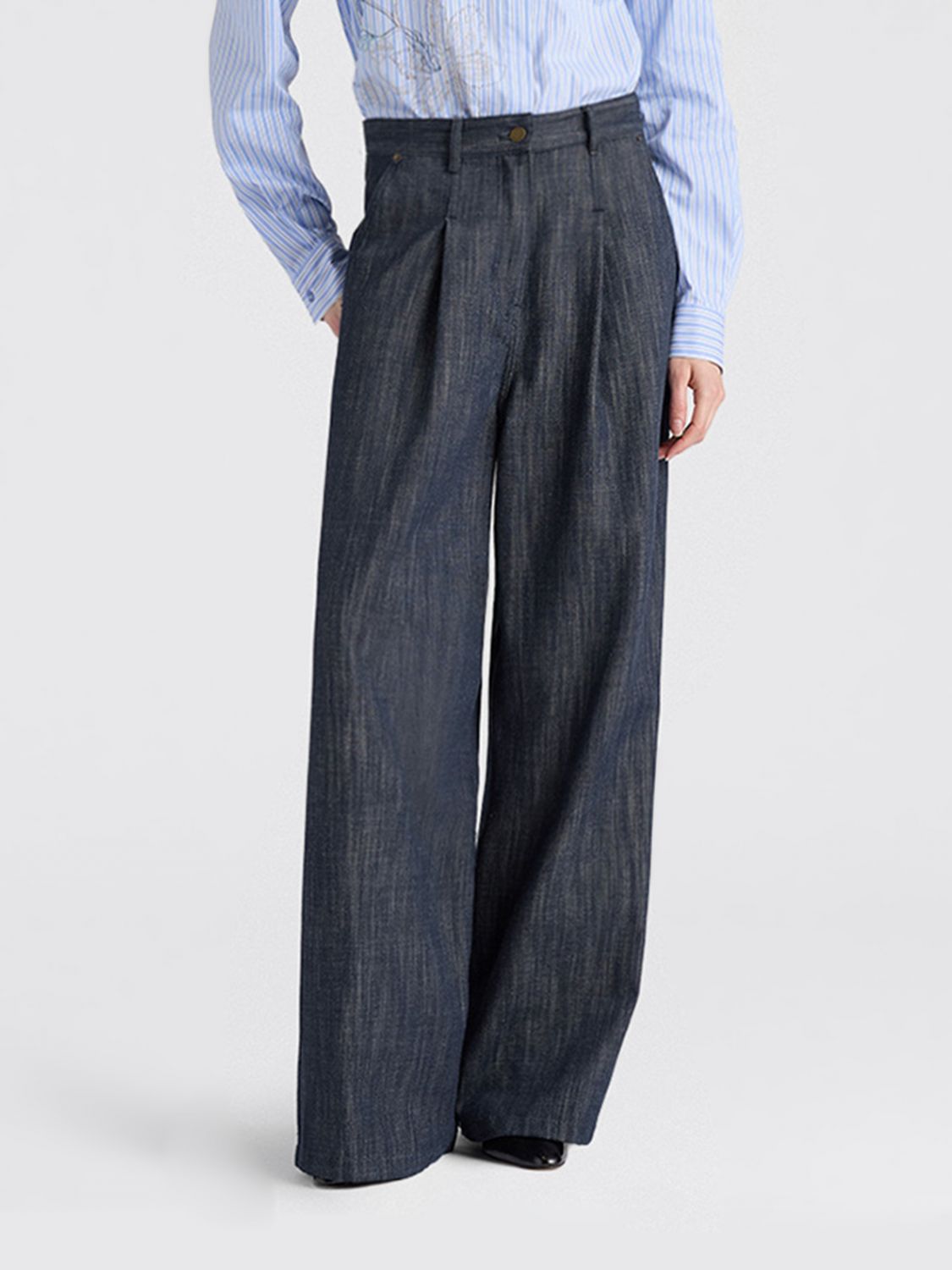 MOMONÌ Pantaloni Donna colore Denim