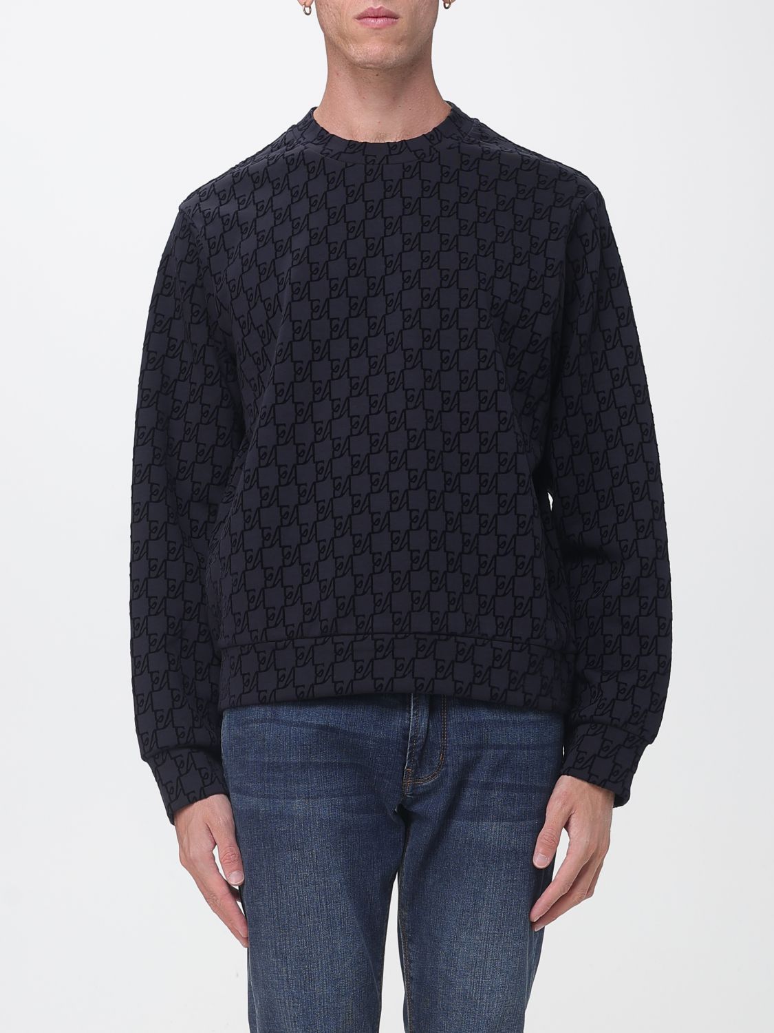 EMPORIO ARMANI Felpa Uomo colore Blue Navy