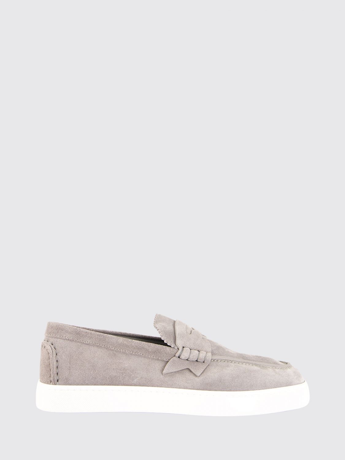 CHRISTIAN LOUBOUTIN The Harold I Velourskalbsleder-Loafer mit Penny-Steg
