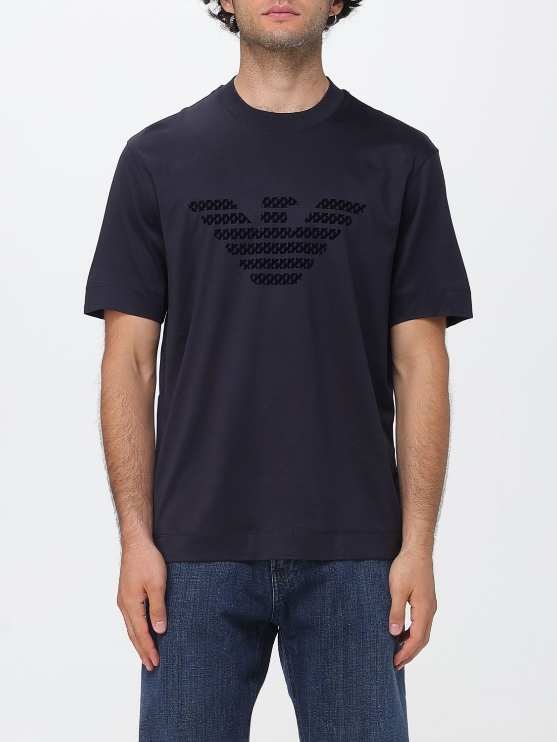 EMPORIO ARMANI Polo Uomo colore Blue Navy