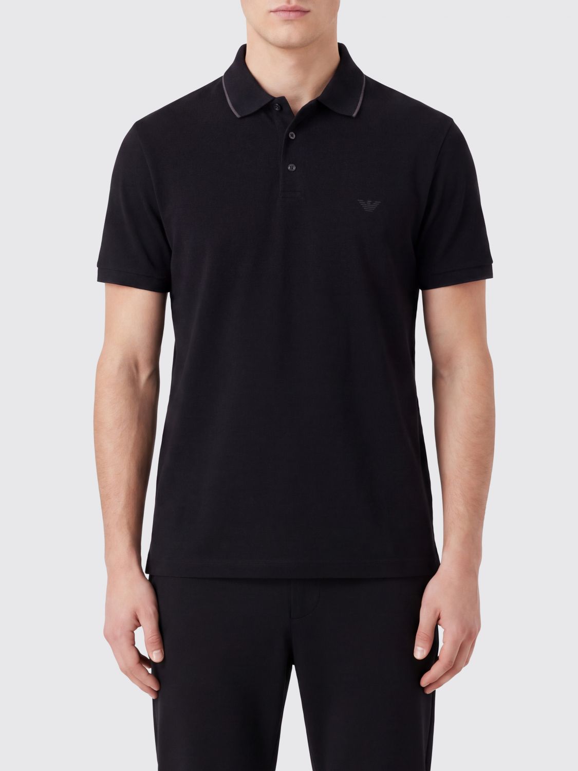 EMPORIO ARMANI Polo Shirt Men color Black