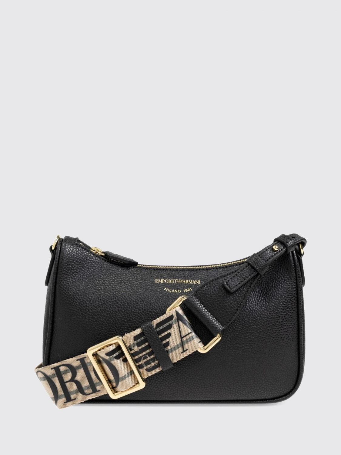 EMPORIO ARMANI Rectangular Mini Crossbody Bag with Removable Logo Strap