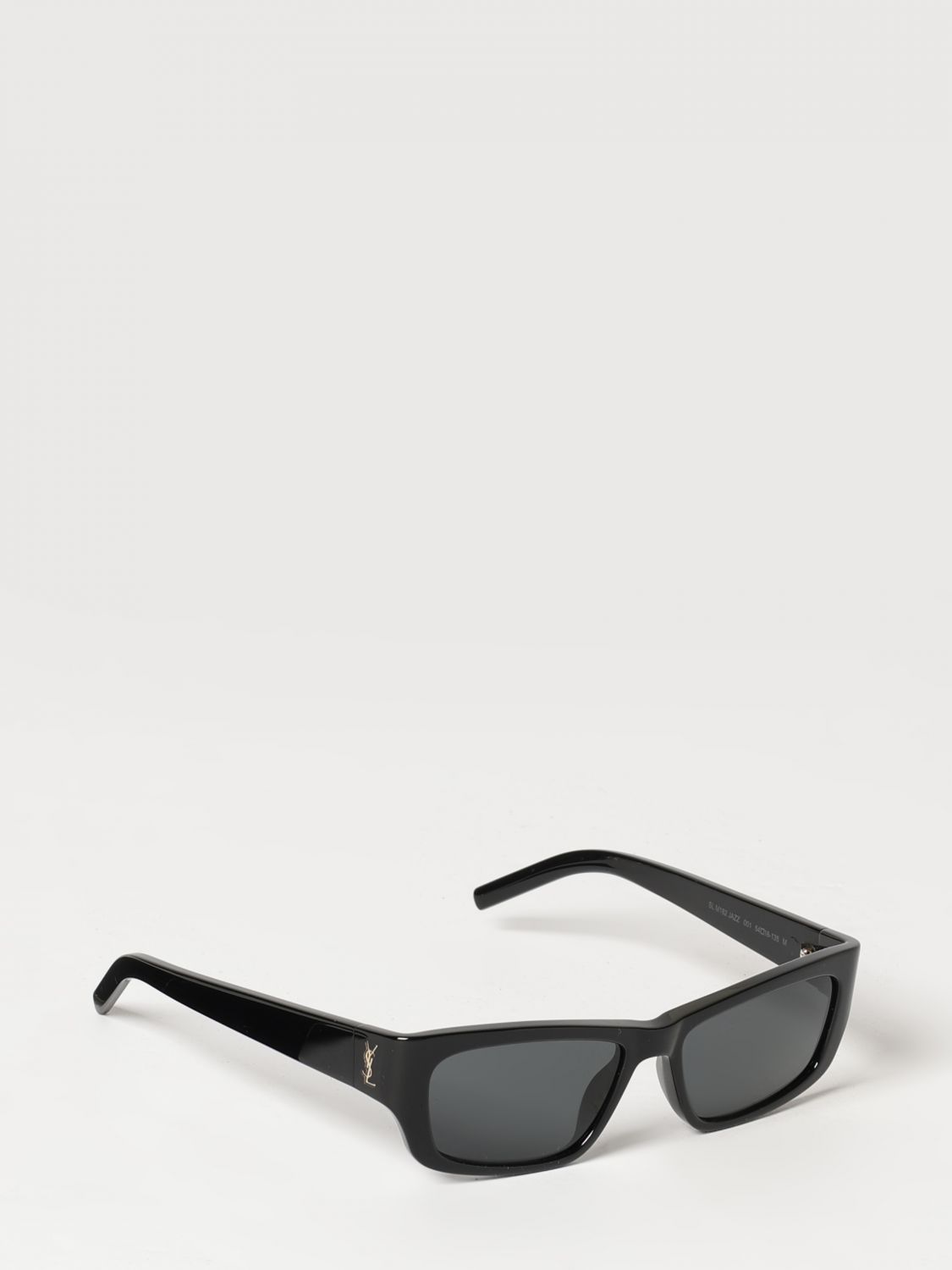 SAINT LAURENT Schildpatt-Acetat-Sonnenbrille mit YSL-Monogramm