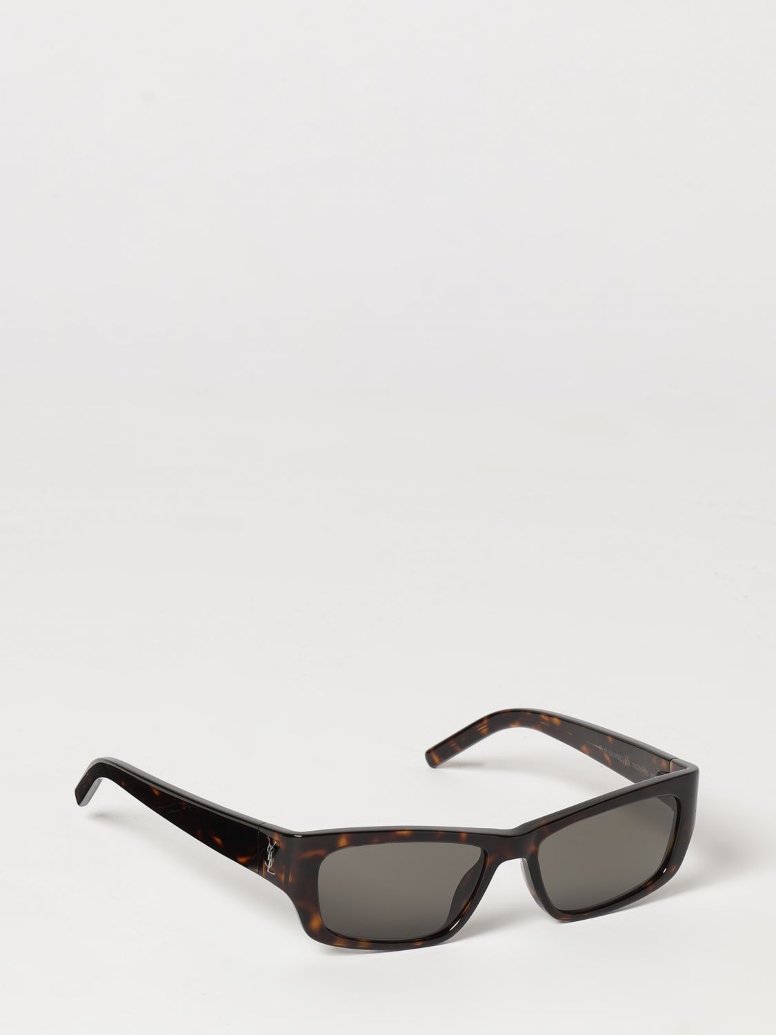 Saint Laurent Tortoiseshell Acetate Sunglasses with YSL Monogram · OS