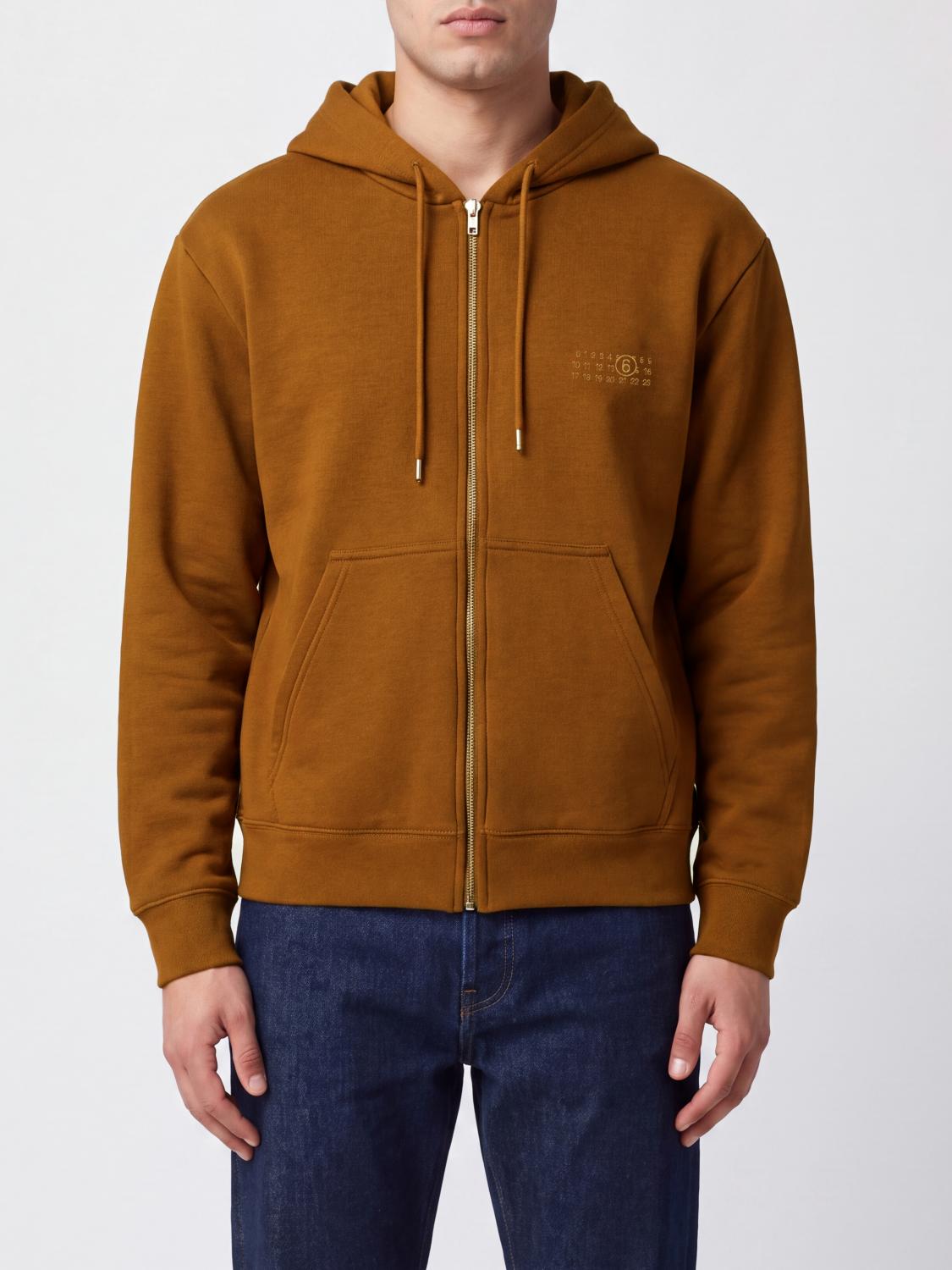 MM6 MAISON MARGIELA Felpa Uomo colore Arancione