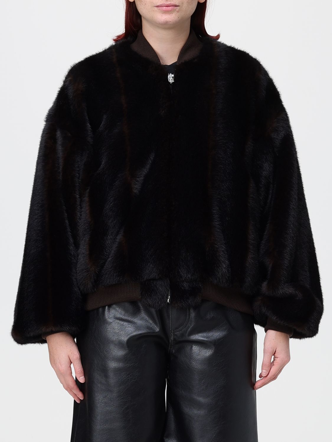 MM6 MAISON MARGIELA Jacket Woman color Brown