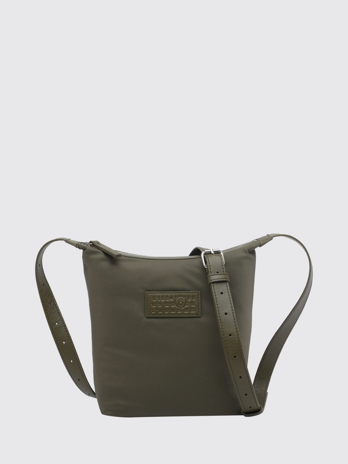 MM6 MAISON MARGIELA Mini borsa a tracolla in nylon con logo numerico