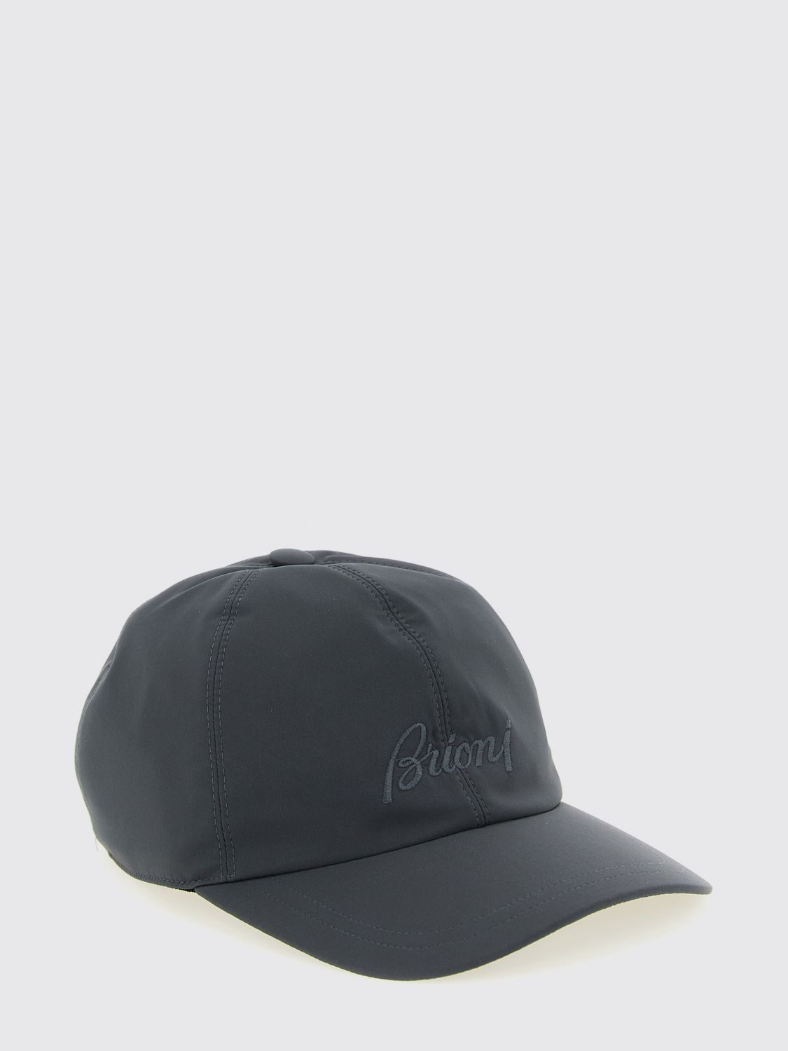 Brioni Polyester Baseball Cap with Tone-on-Tone Embroidered Logo · M