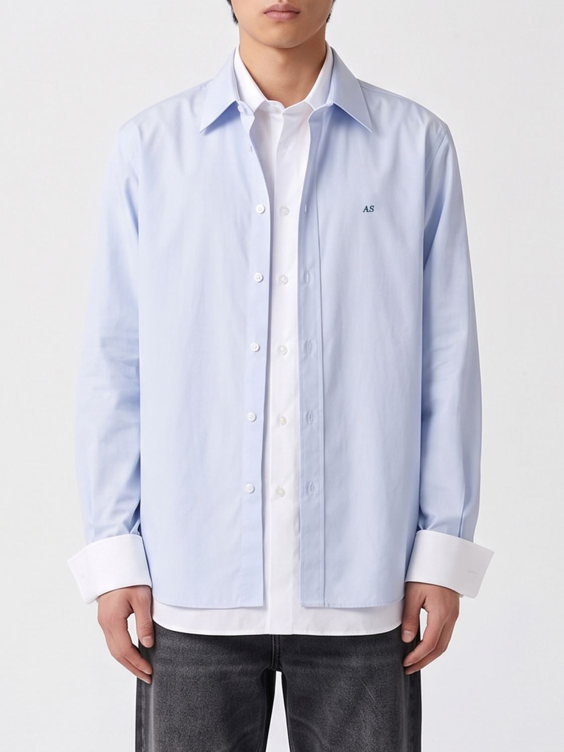 ACNE STUDIOS Camicia Uomo colore Blue Navy